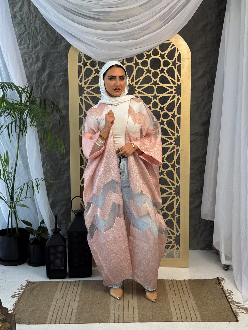 Jacquard Knit Cardigan