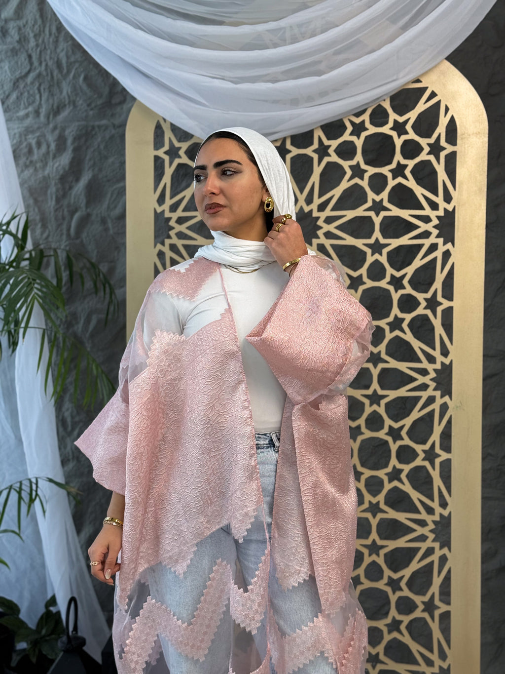 Jacquard Knit Cardigan