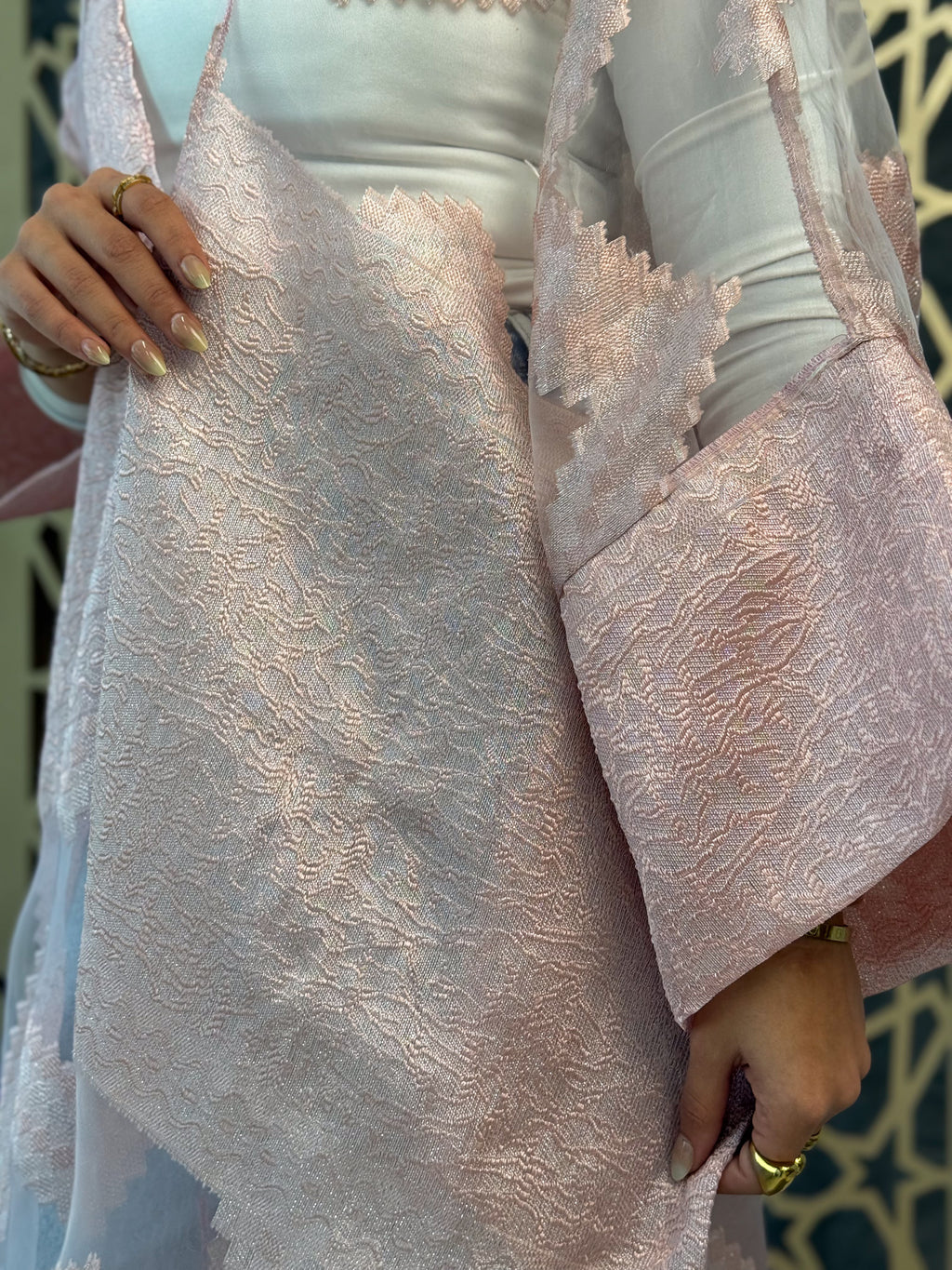 Jacquard Knit Cardigan