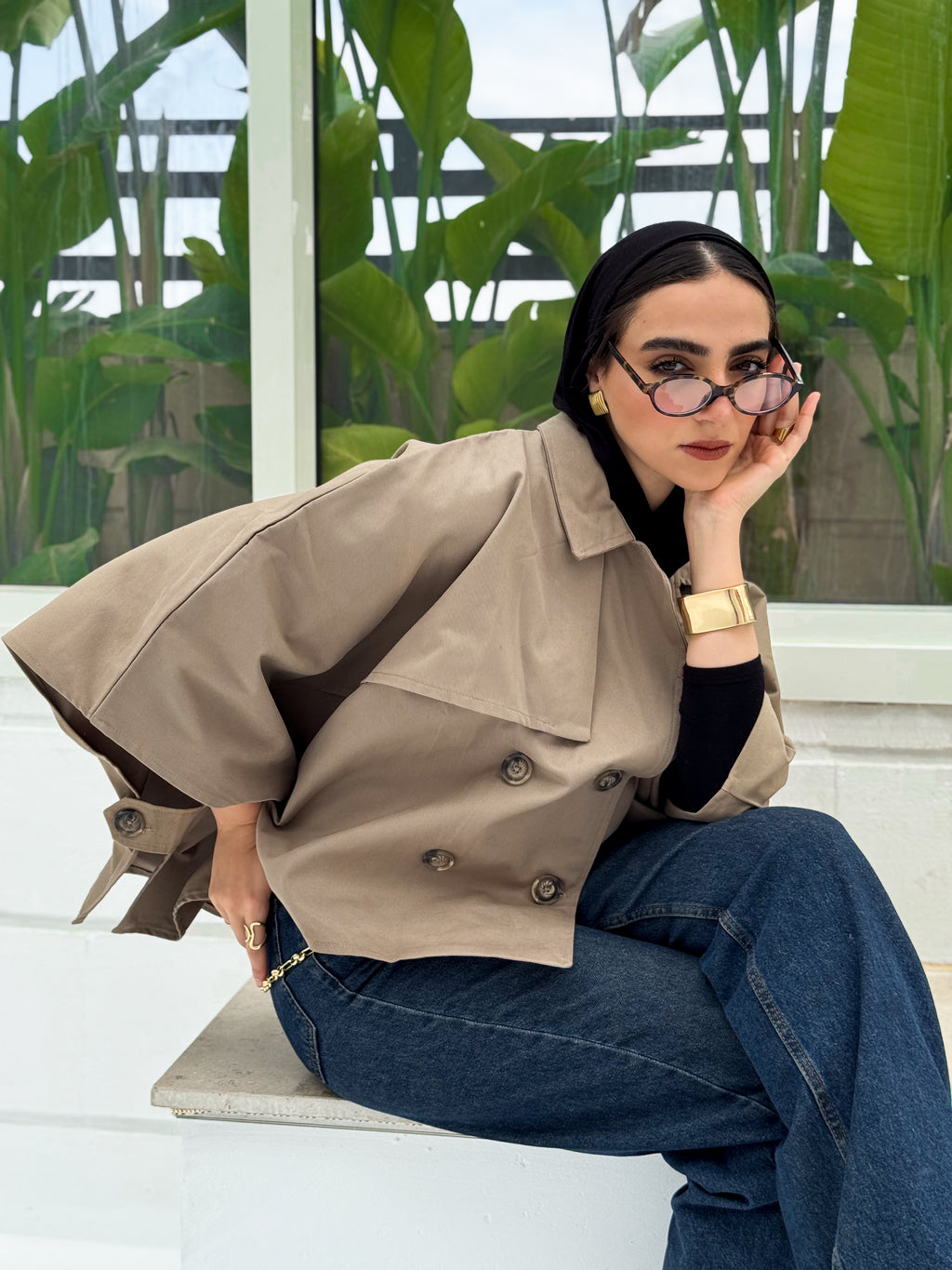 Trench Coat- Butter-fly