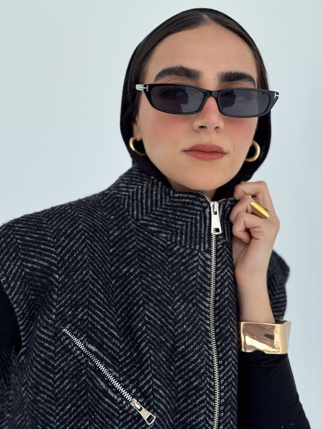 Wool Sleeveless Jacket