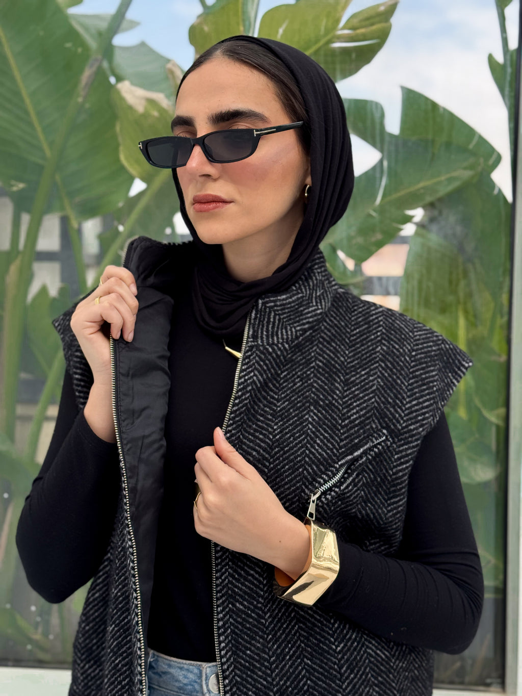 Wool Sleeveless Jacket