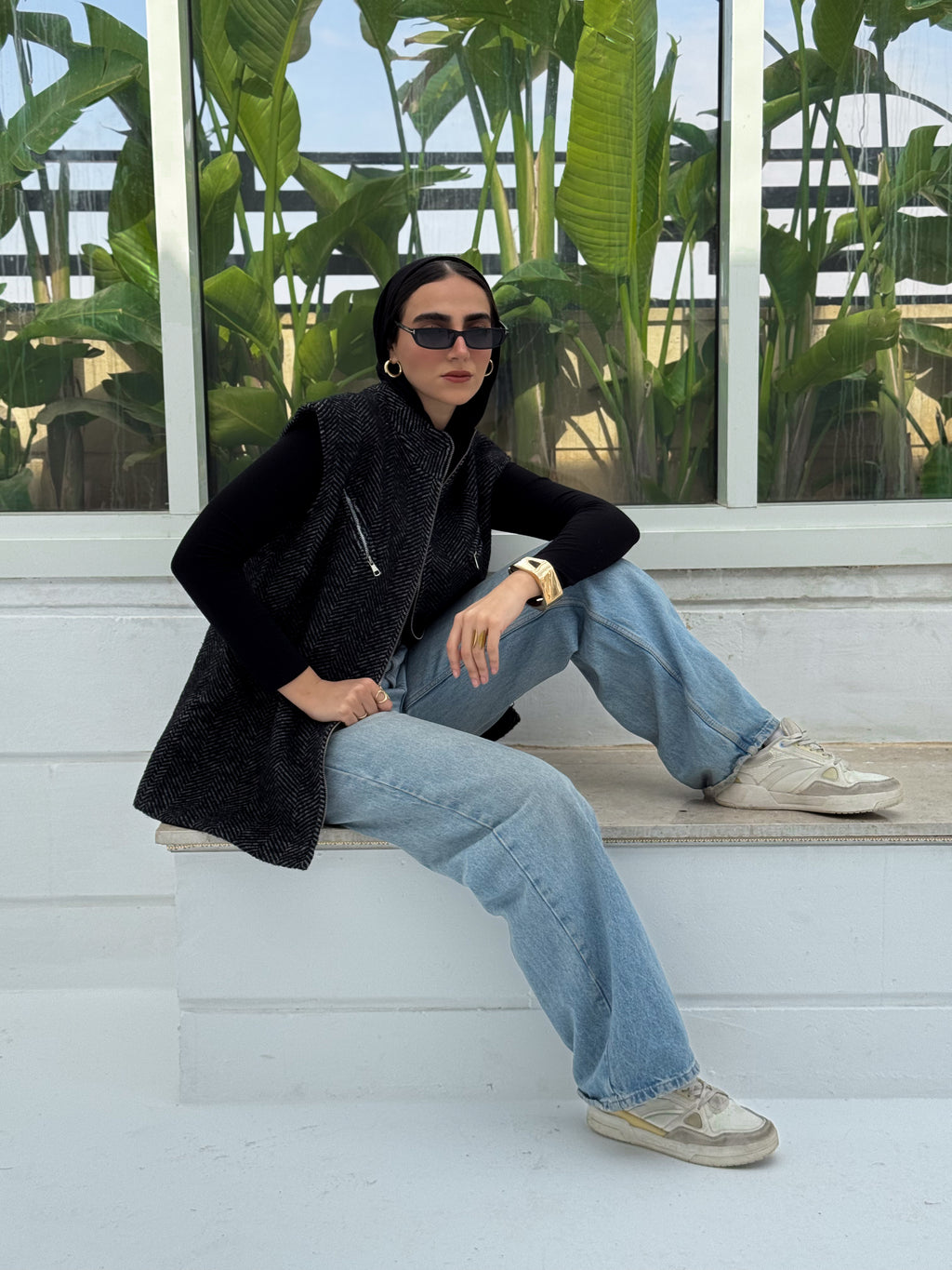 Wool Sleeveless Jacket