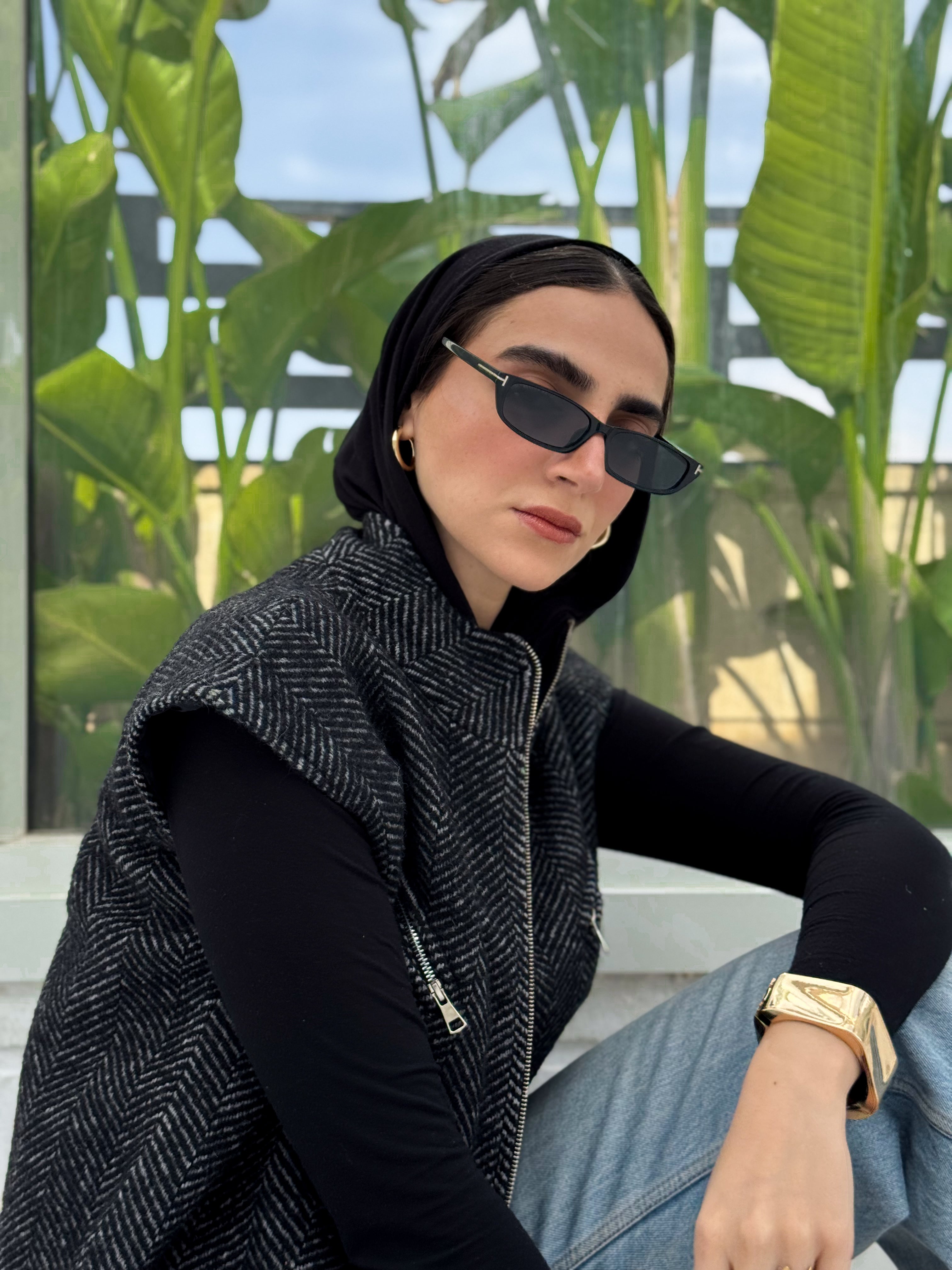 Wool Sleeveless Jacket