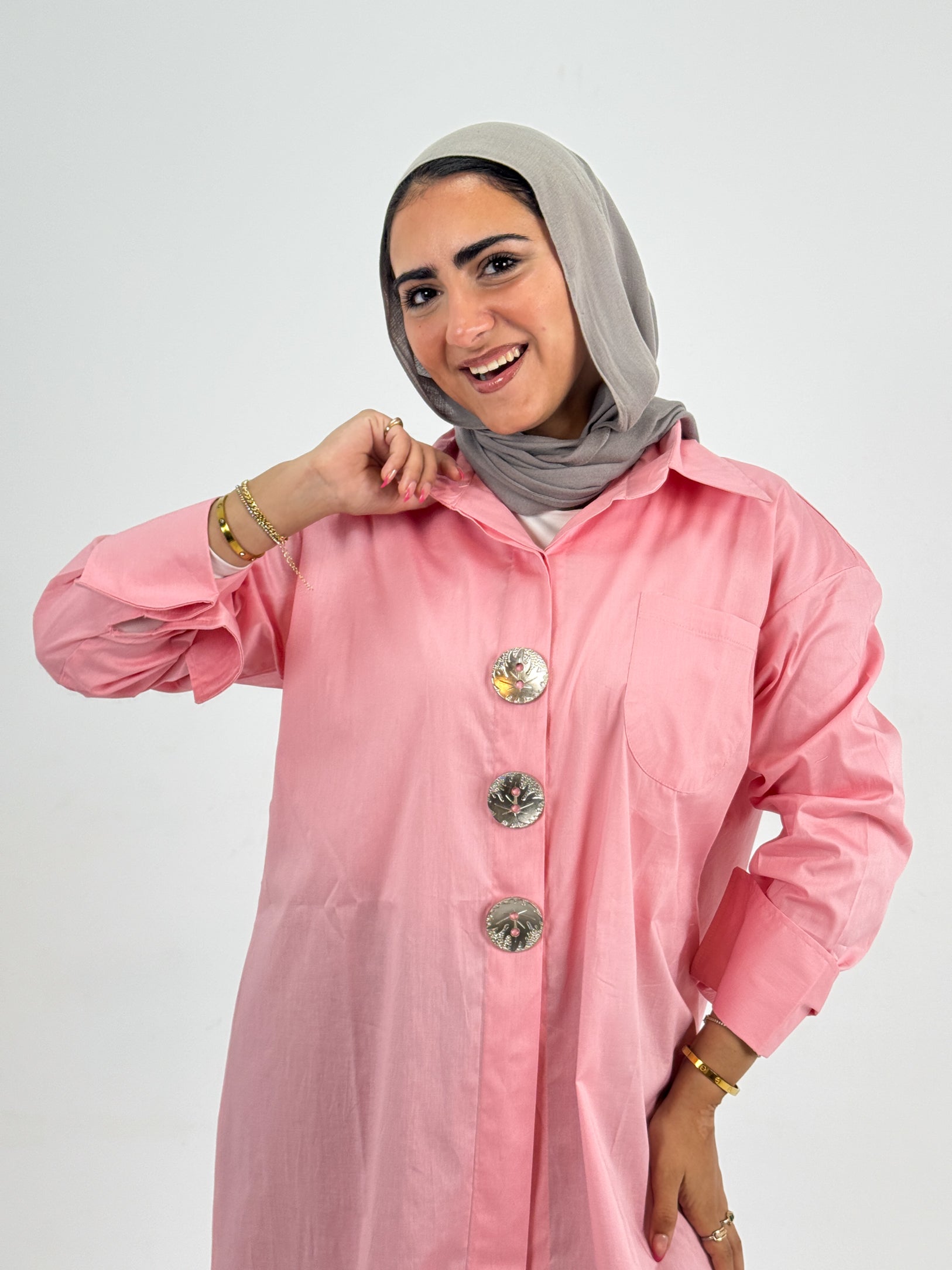 Long casual summer shirt