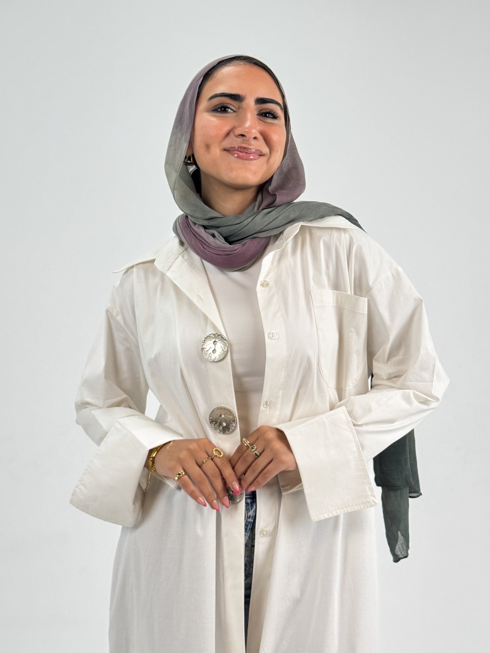 Long casual summer shirt