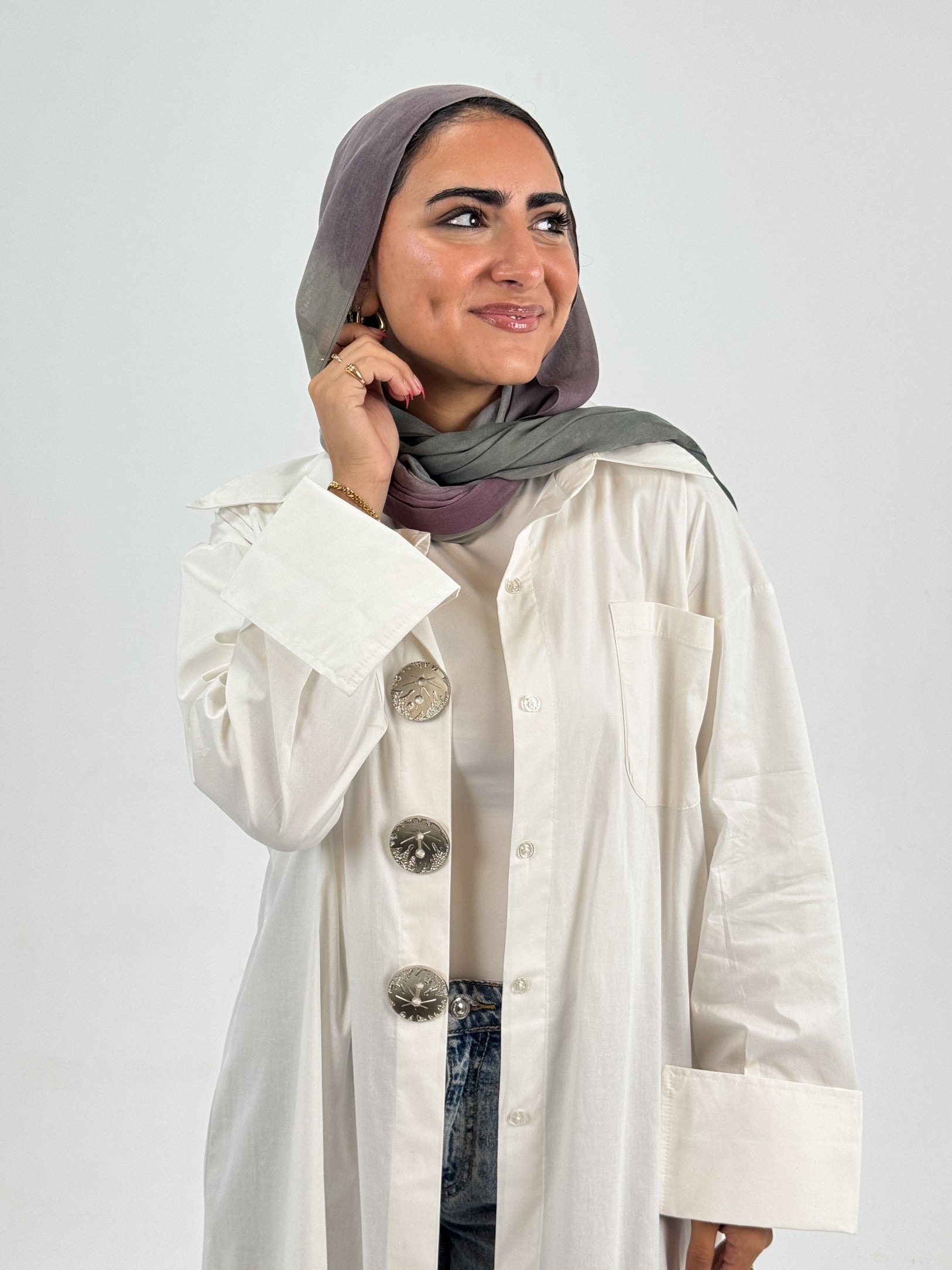 Long casual summer shirt