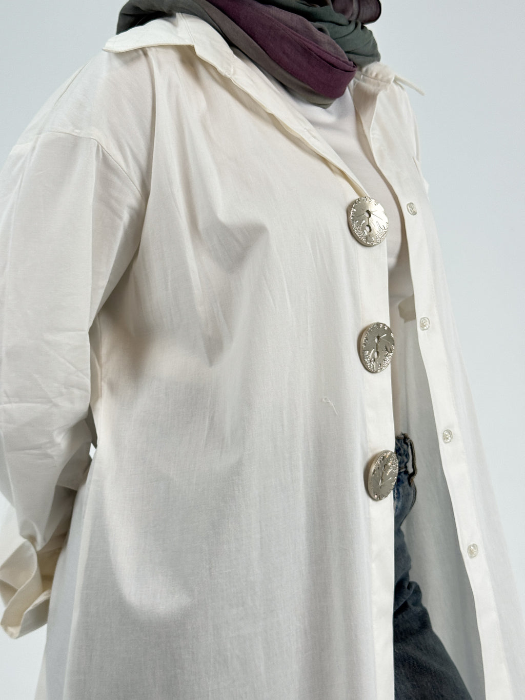 Long casual summer shirt