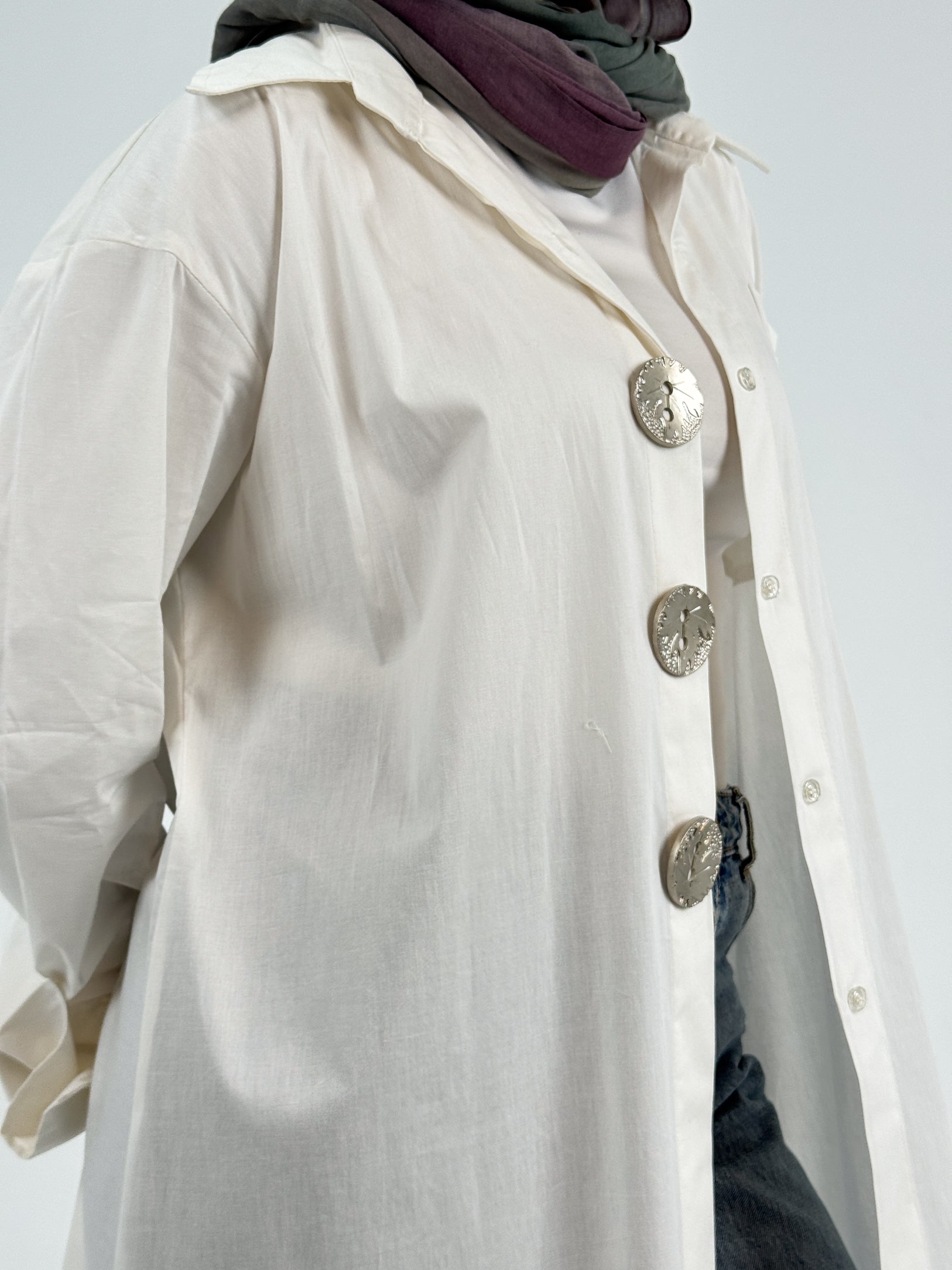 Long casual summer shirt