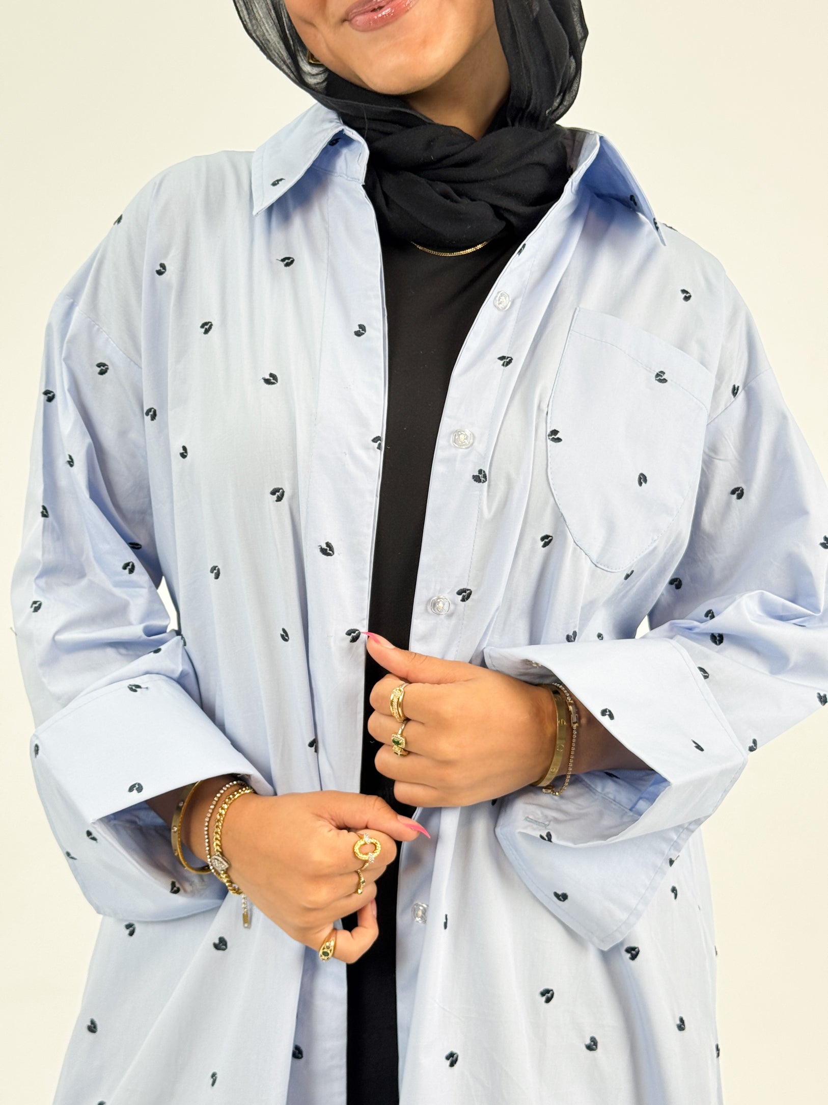Long casual summer shirt