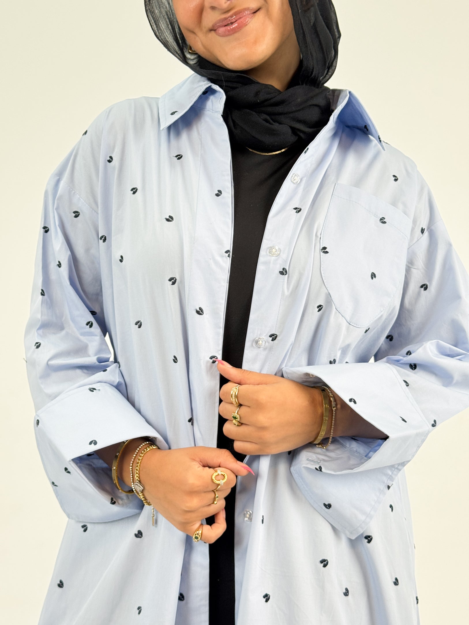 Long casual summer shirt