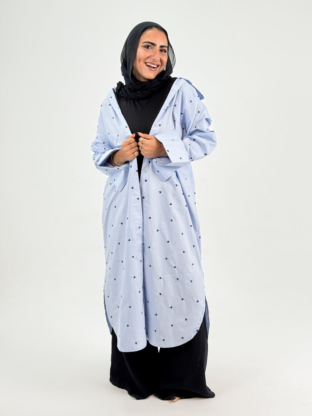 Long casual summer shirt
