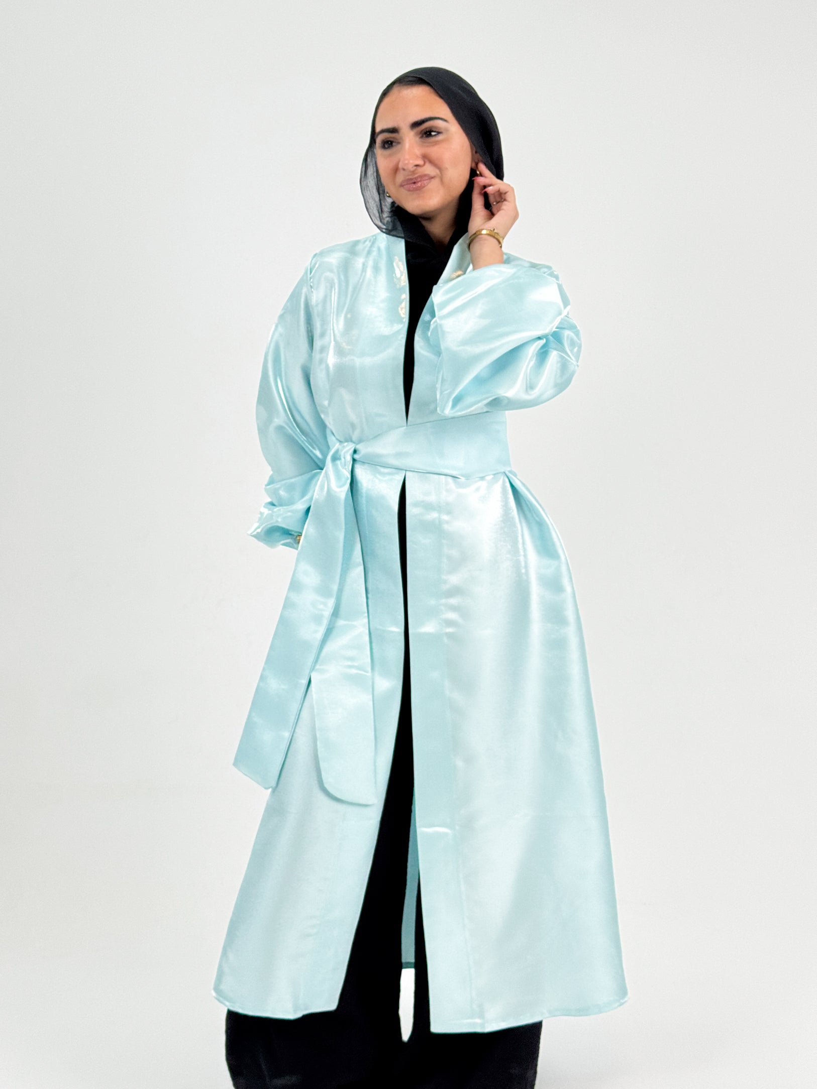 Makadu cardigan for special occasions with a belt