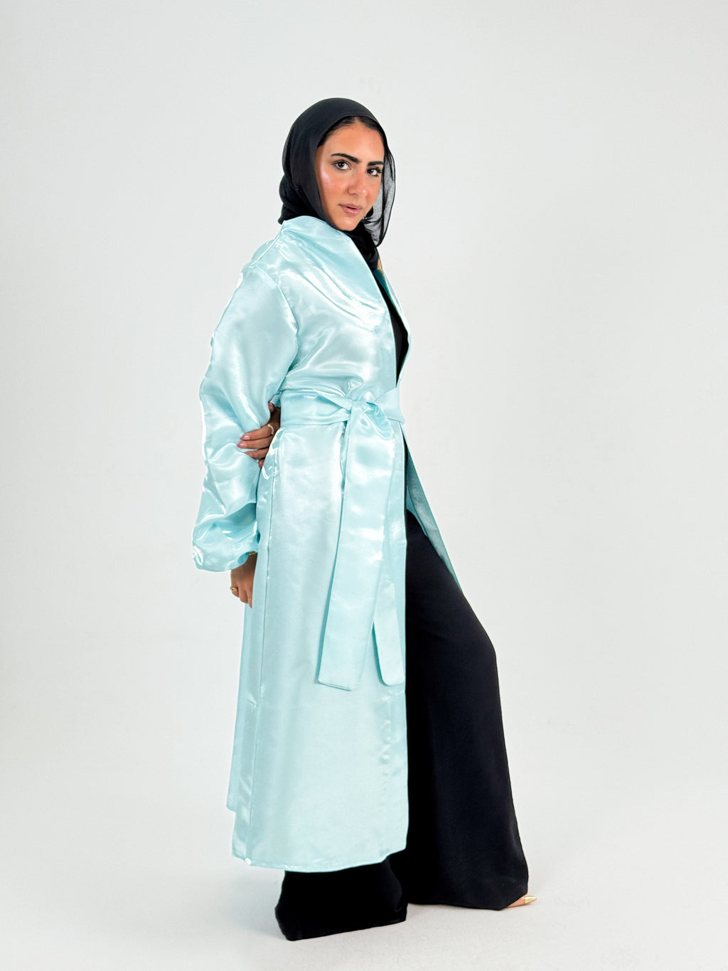 Makadu cardigan for special occasions with a belt