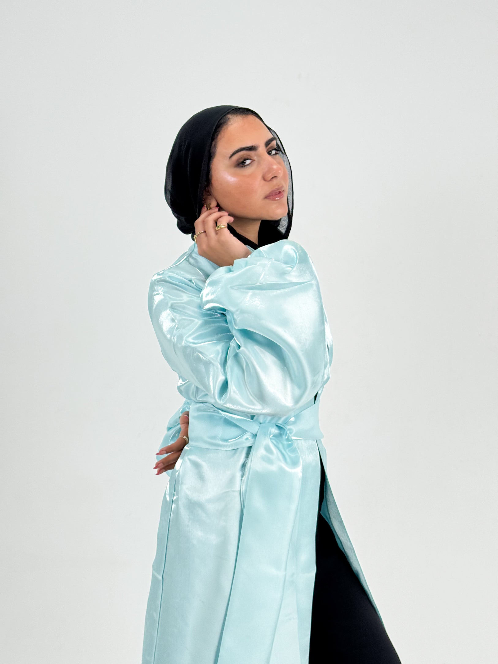 Makadu cardigan for special occasions with a belt