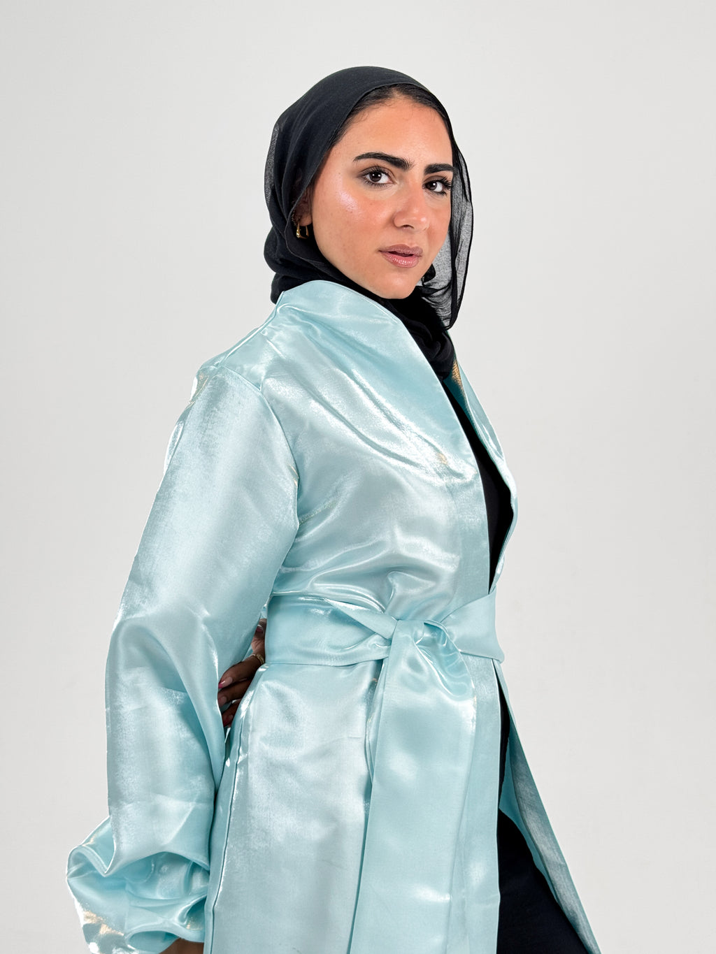 Makadu cardigan for special occasions with a belt