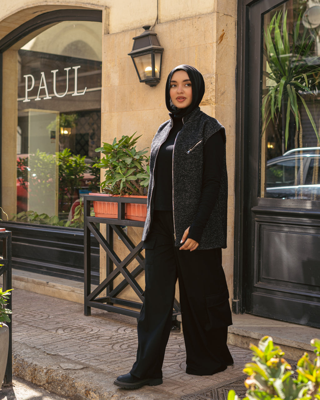 Wool Sleeveless Jacket