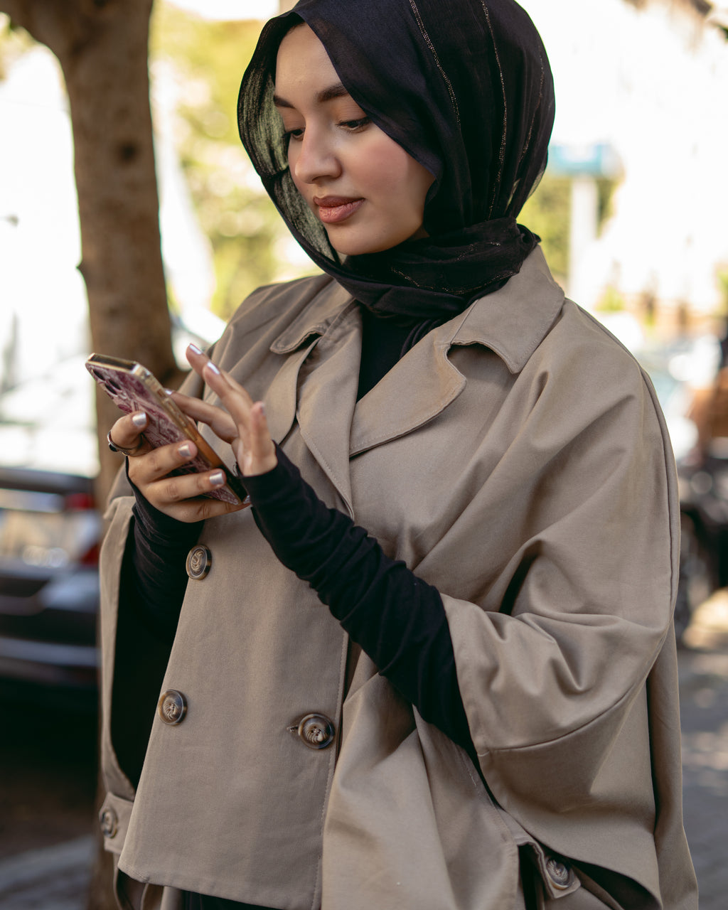 Trench Coat- Butter-fly