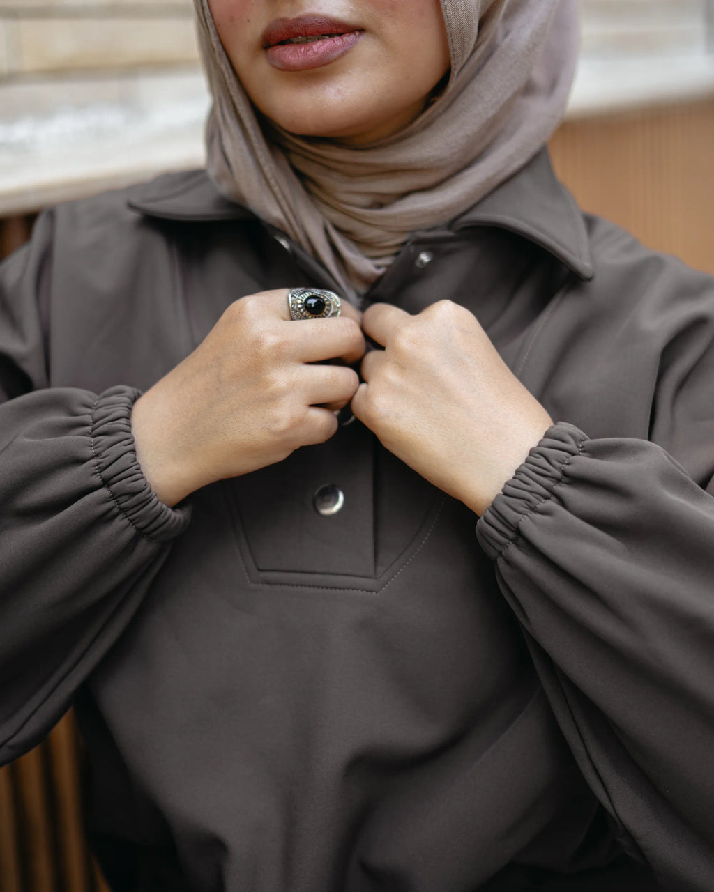 Fleece-lined Sweatshirt