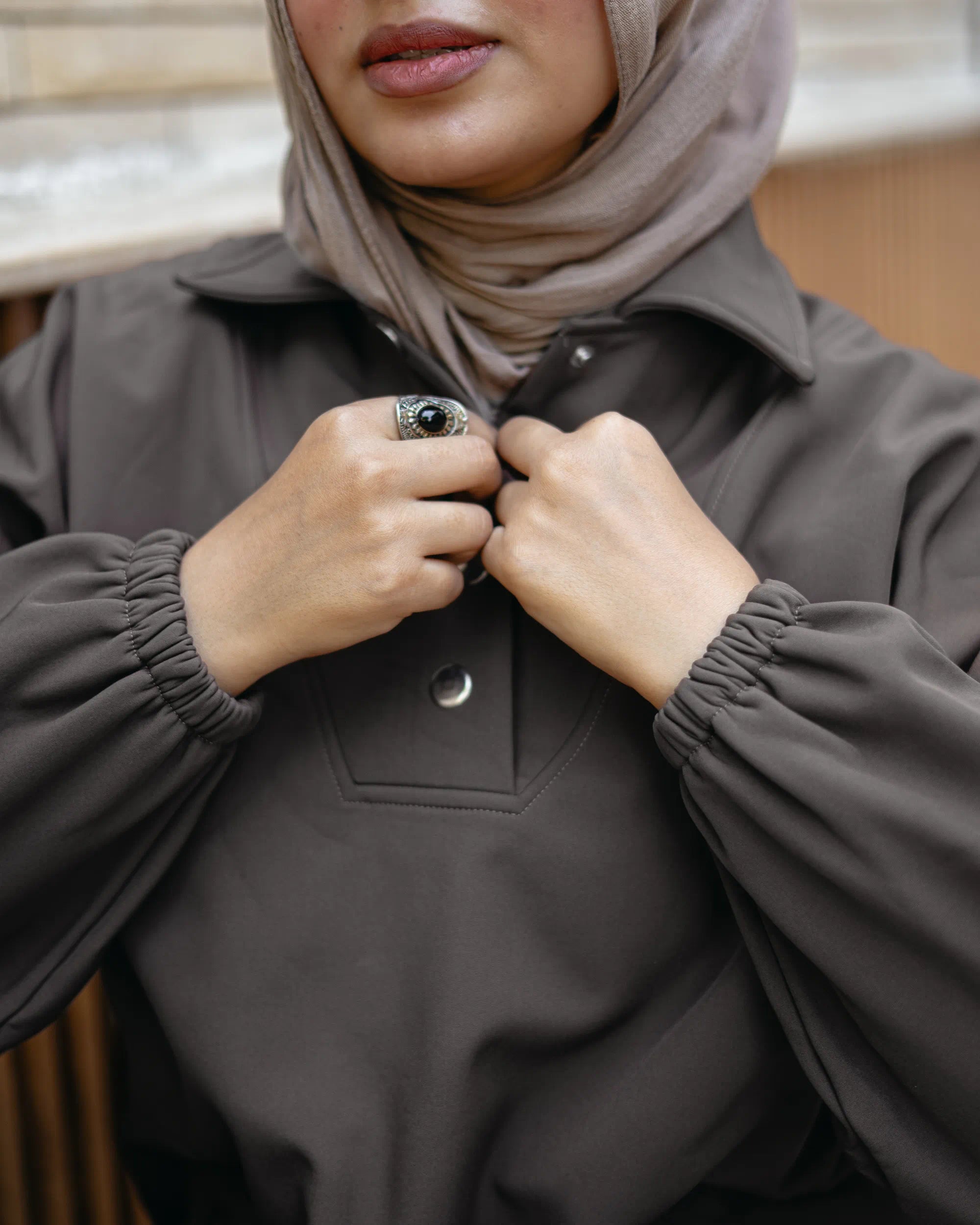 Fleece-lined Sweatshirt